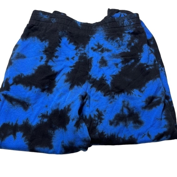 Alice + Olivia Black Blue Sweatpants Size Small Tie Dye Relaxed Loungewear - Picture 3 of 6